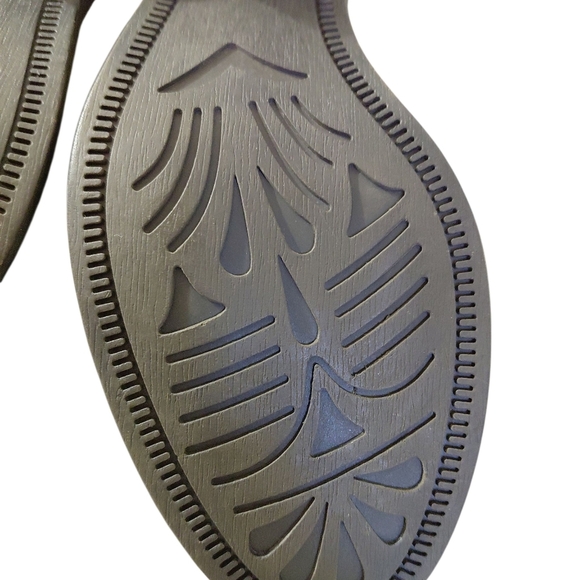 White Mountain Slammin Western Ankle Boots Tan Suede Shortie Cowgirl Boots Sz 6 - Picture 8 of 10